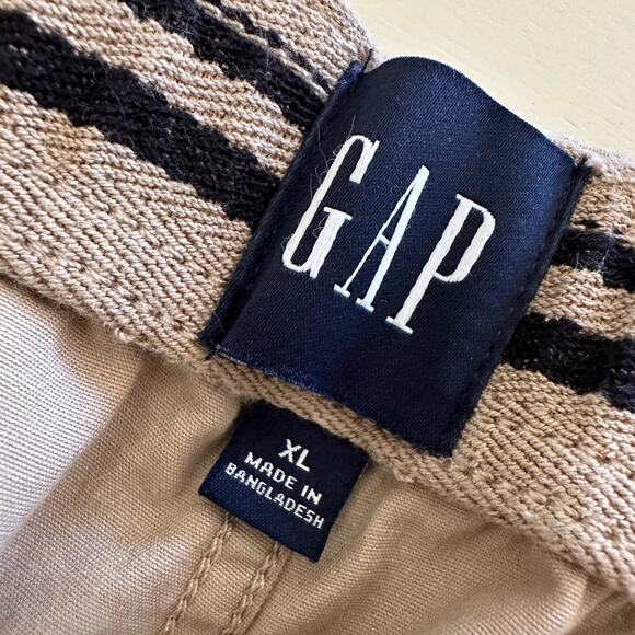 GAP | Mens Twill Joggers NEW Size XL Khaki Casual Jogger Pants Normcore Basic - Picture 5 of 12